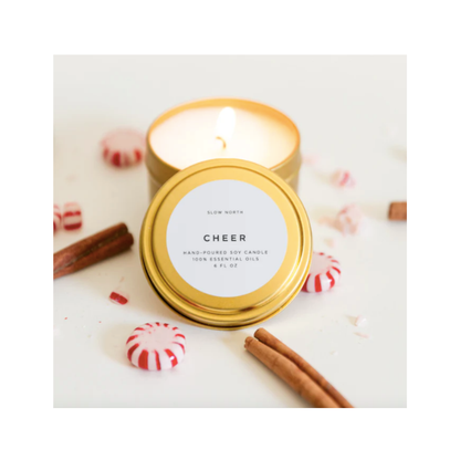 Slow North Travel Tin Candles