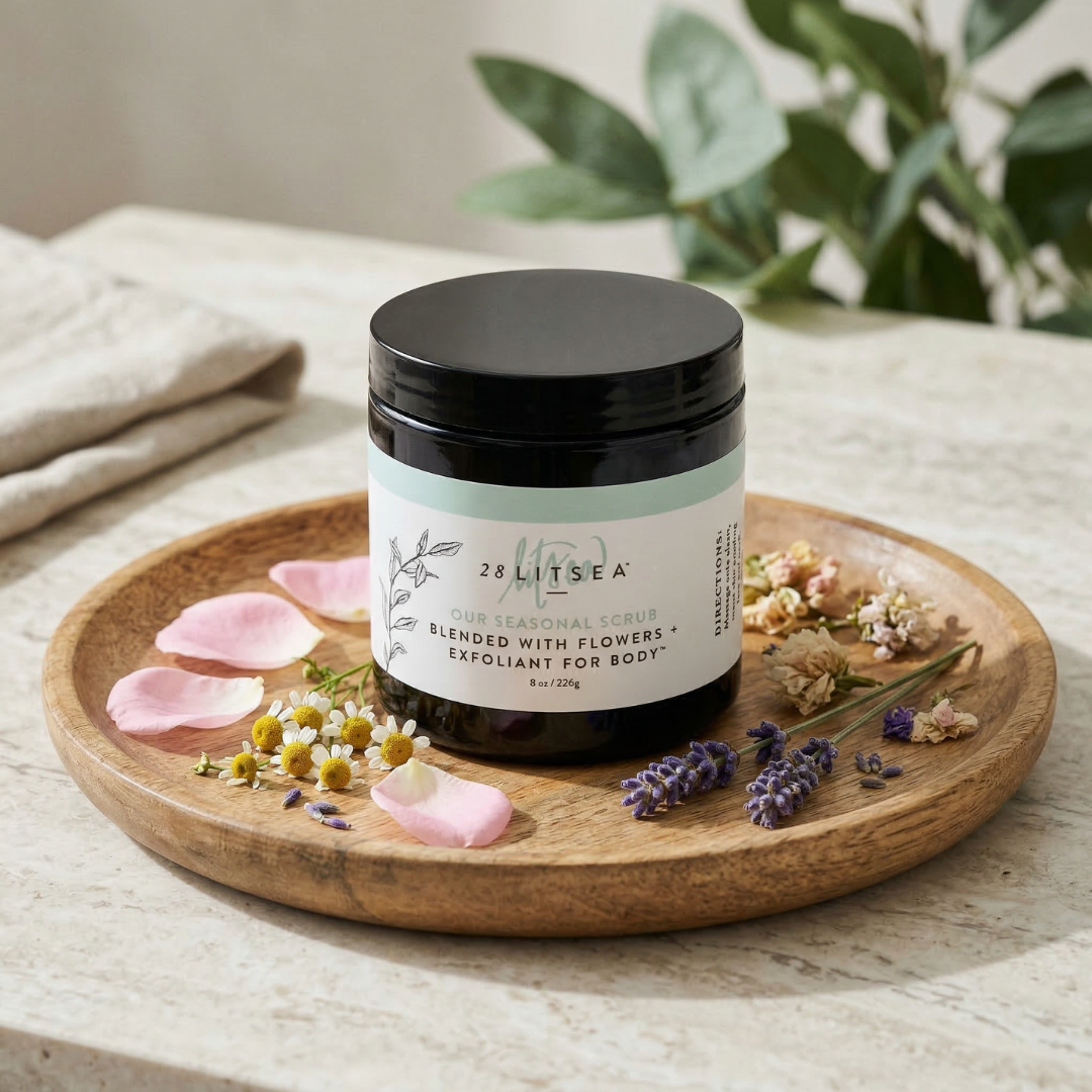 Blended With Flowers + Exfoliant For Body - Spring Seasonal Scrub